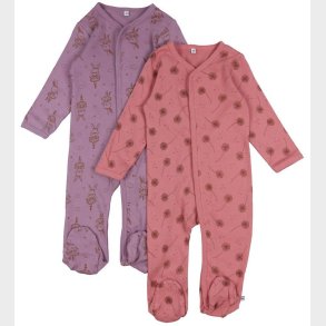 Pippi Baby Heldragt - Natdragt - 2-pak - Dusty Rose