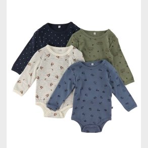 Pippi Baby Body l/ - 4-pak - Deep Lichen Green