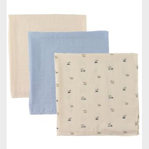 Pippi Stofbleer - 3-pak - 70x70 cm - Celestial Blue