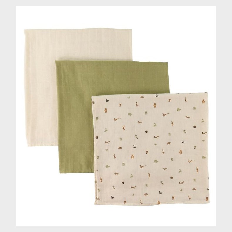 Pippi Stofbleer - 3-pak - 70x70 cm - Woodsmoke