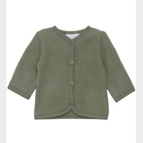 Fixoni Cardigan - Uld - Deep Lichen Green