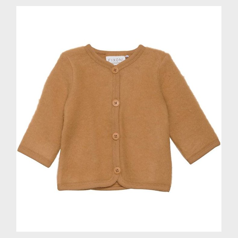 Fixoni Cardigan - Uld - Brown Sugar