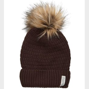 En Fant Hue - Uld/Akryl - 2-lags - Coffee Bean m. Kvast