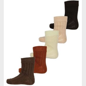 Minymo Str�mper - 5-Pak - Cocoa Brown