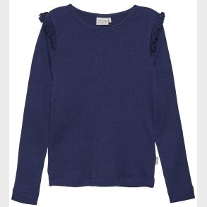 Minymo Bluse - Rib - Dark Navy