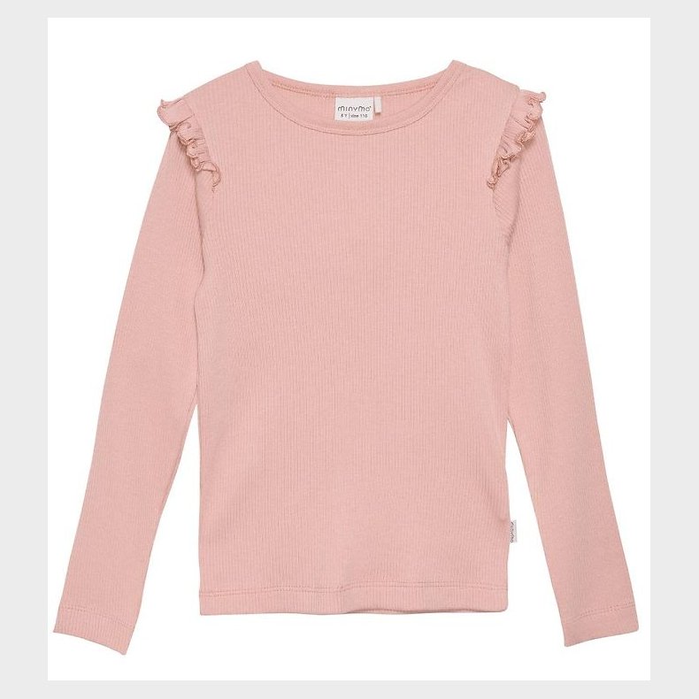Minymo Bluse - Rib - Misty Rose