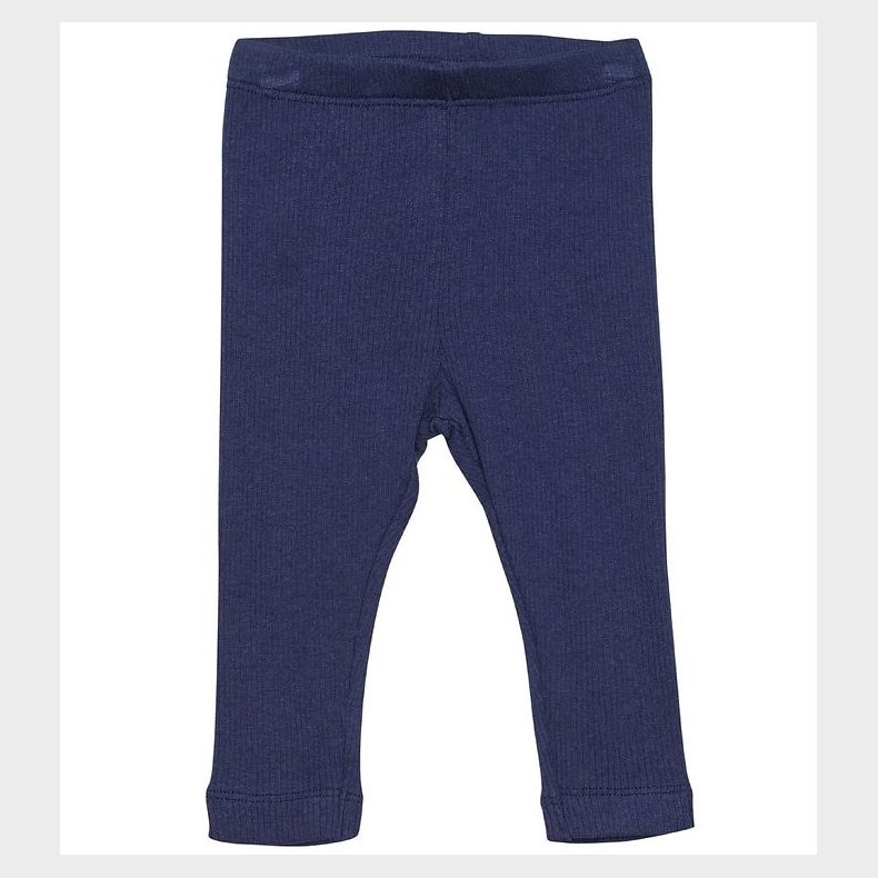 Minymo Leggings - Rib - Dark Navy