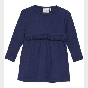 Minymo Kjole - Rib - Dark Navy
