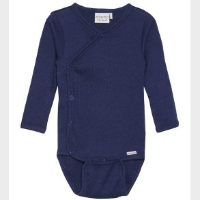 Minymo Sl�-om Body l/� - Rib - Dark Navy