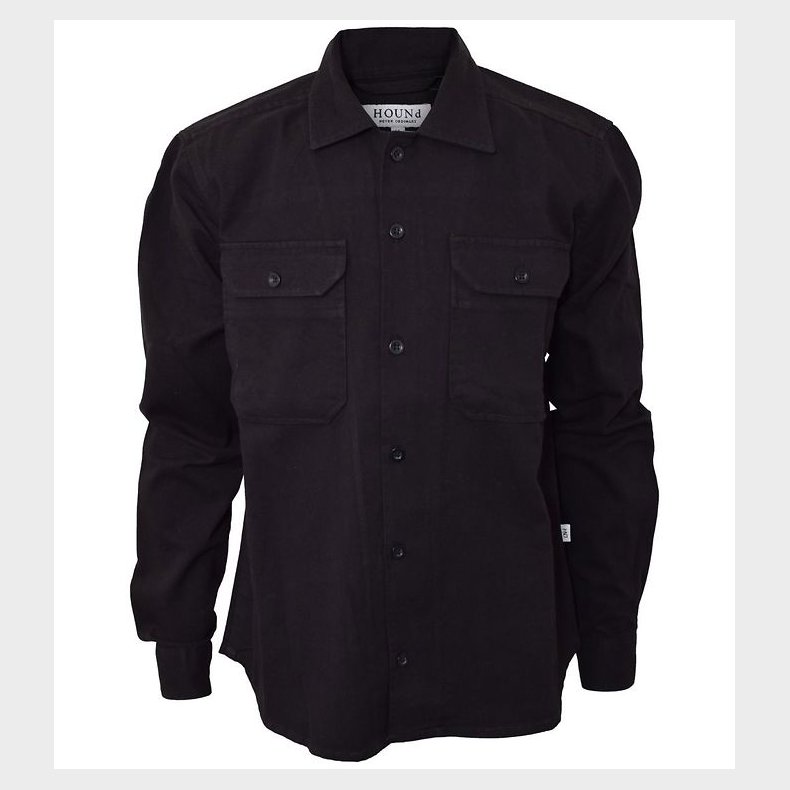 Hound Skjorte - Worker Shirt - Sort