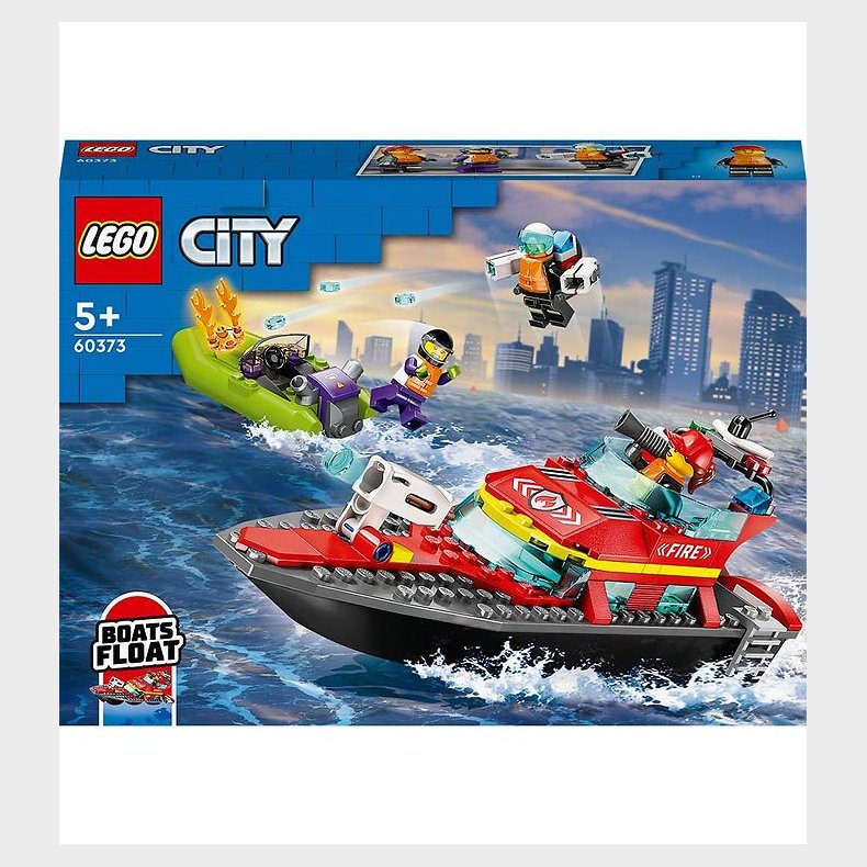 LEGO® City - Brandv�snets Redningsb�d 60373 - 144 Dele