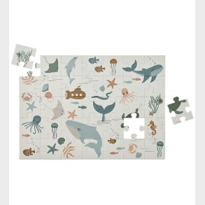 Liewood Puslespil - 35 Brikker - Jimmie - Sea Creatures