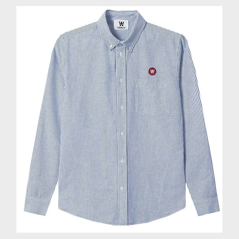 Wood Wood Skjorte - Tod Shirt - Blue Stripes