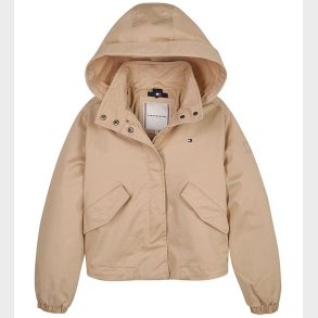 Tommy Hilfiger Jakke - Cotton Parka - Light Okker