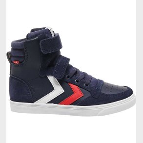 Hummel Stvler - Slimmer Stadil Leather High Jr. - Peacoat