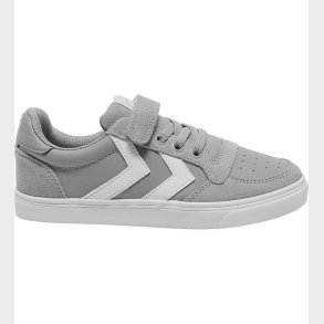 Hummel Sko - Slimmer Stadil Leather Low Jr. - Alloy