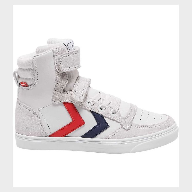 Hummel Stvler - Slimmer Stadil Leather High Jr. - Hvid