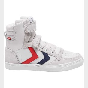 Hummel Stvler - Slimmer Stadil Leather High Jr. - Hvid