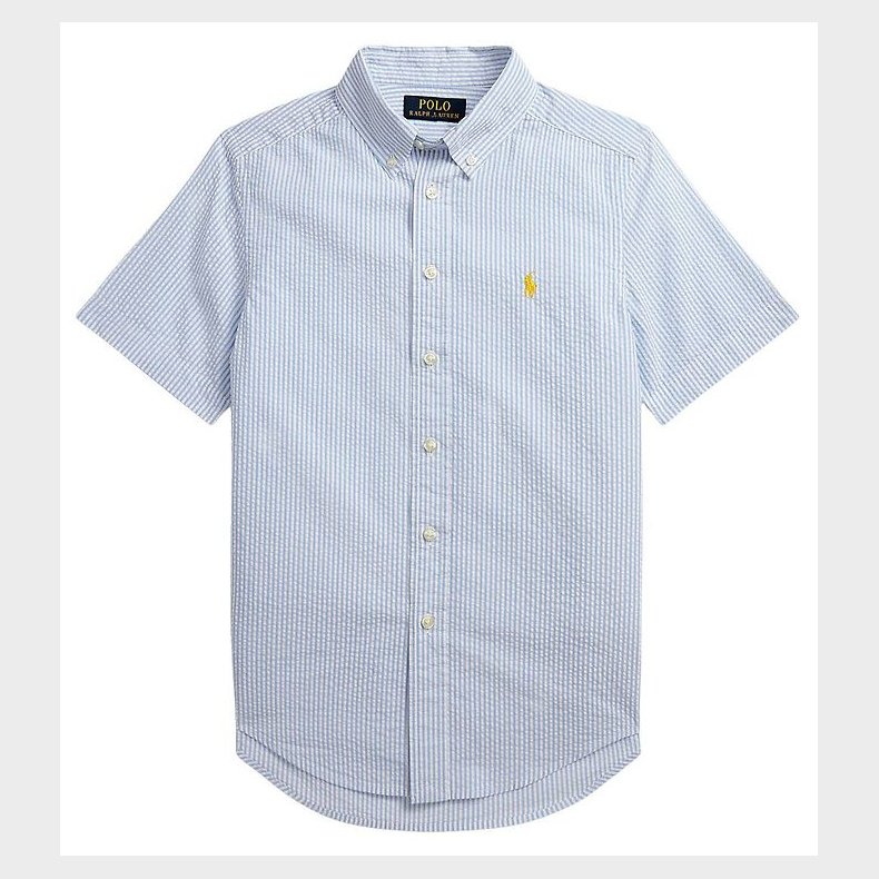 Polo Ralph Lauren Skjorte k/ - Classics II - Bl/Hvidstribet