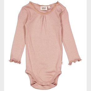 Wheat Body l/ - Rib - Lace - Rose Dawn
