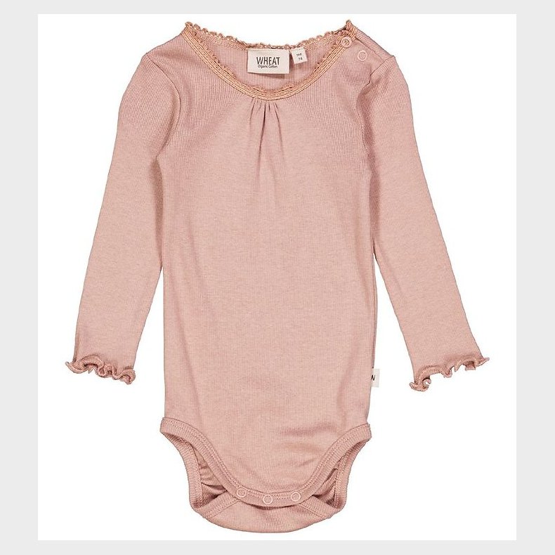 Wheat Body l/ - Rib - Lace - Rose Dawn