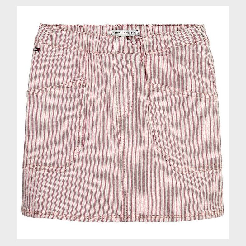 Tommy Hilfiger Nederdel - Denim Railroad - Pinkestripe