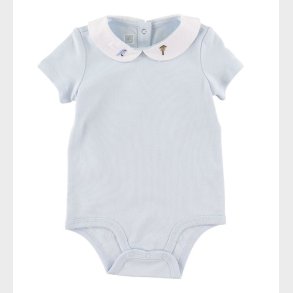 Polo Ralph Lauren Body k/ - Baby Collection - Lysebl m. Fugl