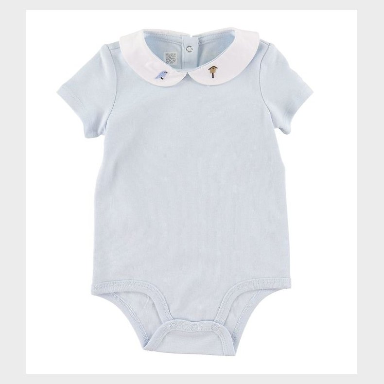 Polo Ralph Lauren Body k/ - Baby Collection - Lysebl m. Fugl