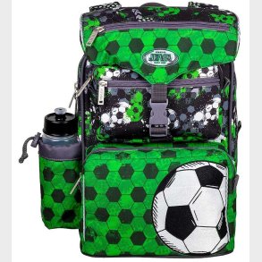 Jeva Skoletaske - Beginners - All Ball - Sort/Grn