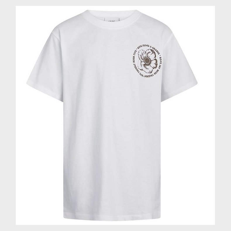 Grunt T-shirt - Izara - Hvid m. Print