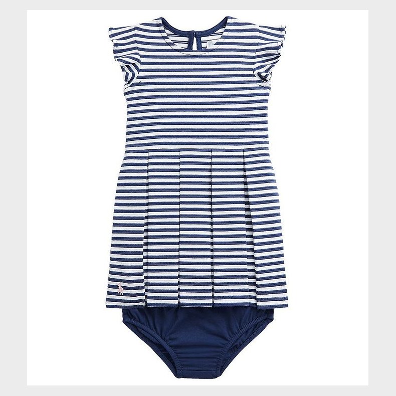 Polo Ralph Lauren Kjole m. Bloomers - Watch Hill - Navy/Hvidstri