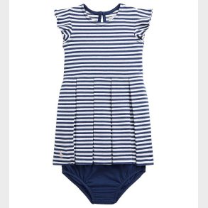 Polo Ralph Lauren Kjole m. Bloomers - Watch Hill - Navy/Hvidstri