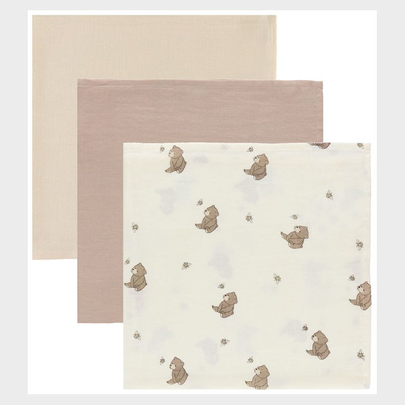 That's Mine Stofbleer - Bora Muslin - 3-pak - Bees And Bears