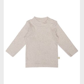 That's Mine Bluse - Camma - Rib - Light Brown Melange