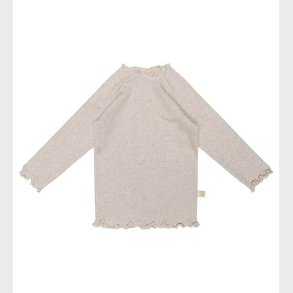 That's Mine Bluse - Micka - Rib - Light Brown Melange