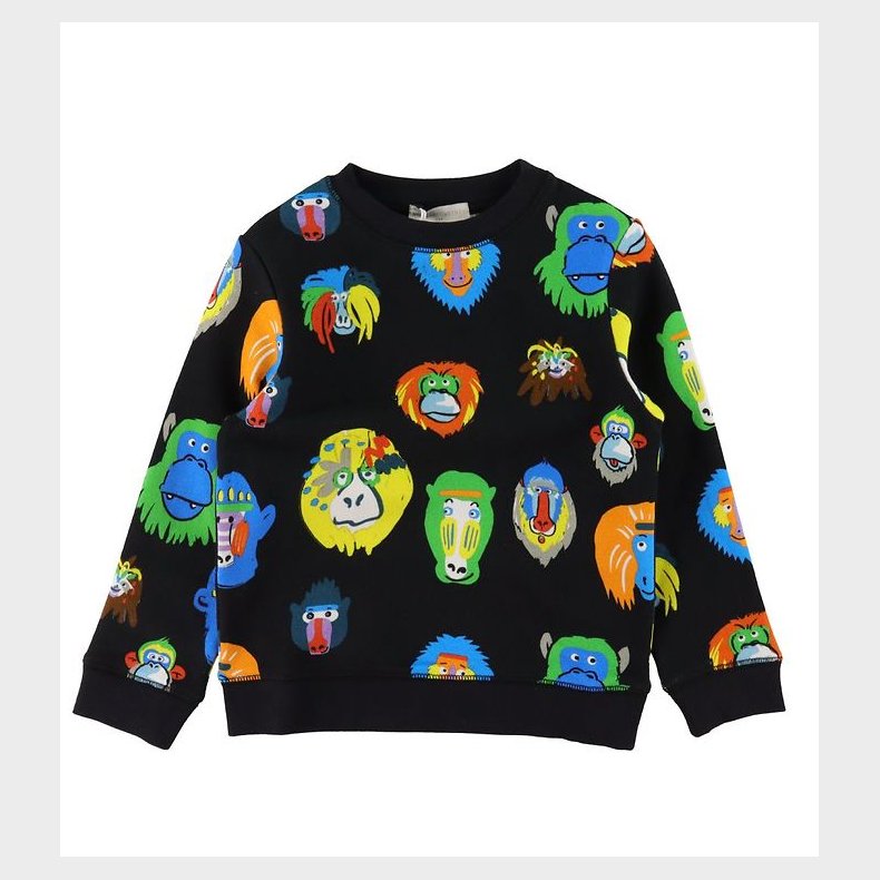 Stella McCartney Kids Sweatshirt - Sort m. Aber