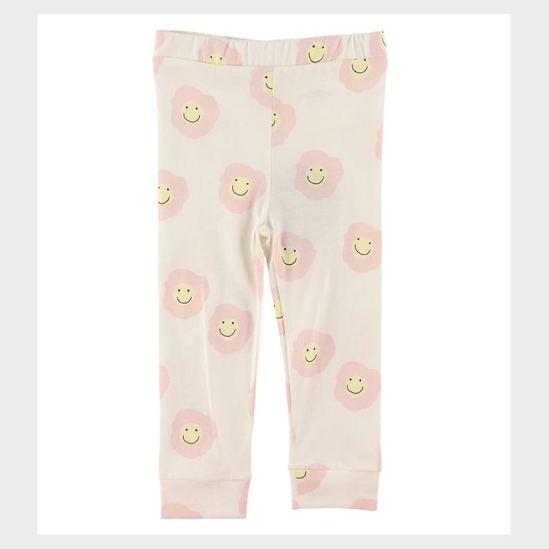 Stella McCartney Kids Leggings - Hvid/Rosa m. Blomster