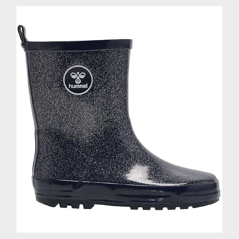 Hummel Gummistvler - Rubber Boot Glitter Jr - Black Iris