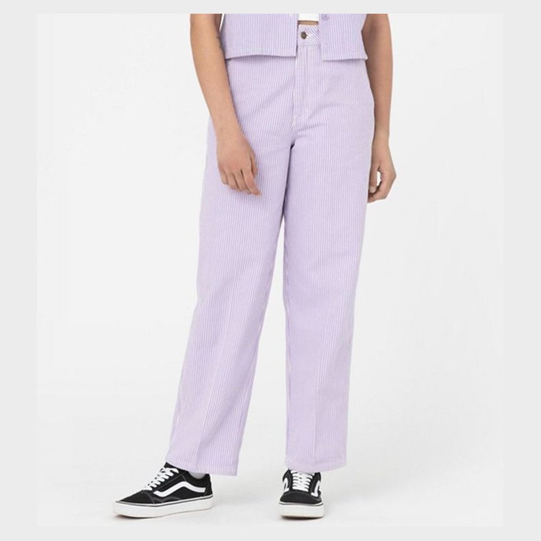 Dickies Jeans - Hickory Af Hickory - Stribet Lilla/Hvid