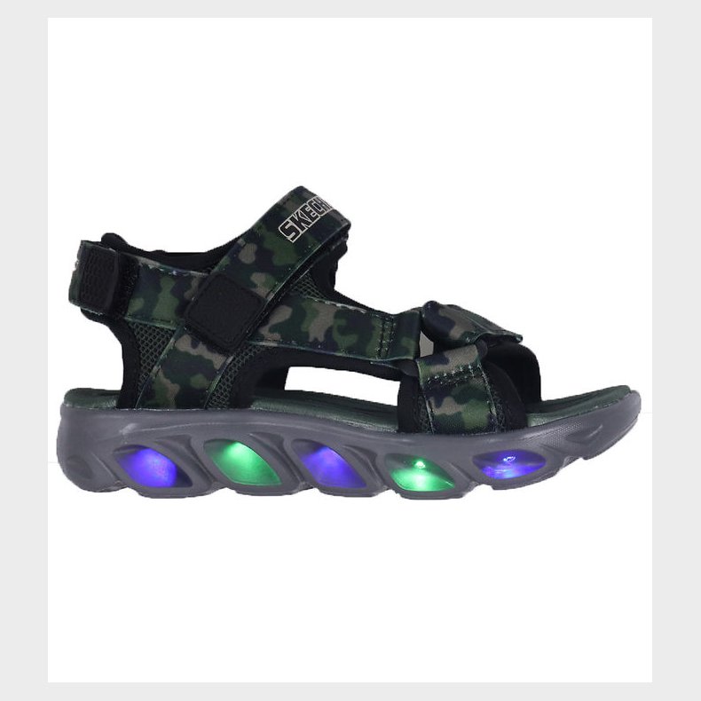 Skechers Sandaler m. Lys - Hypno-Splash - Black