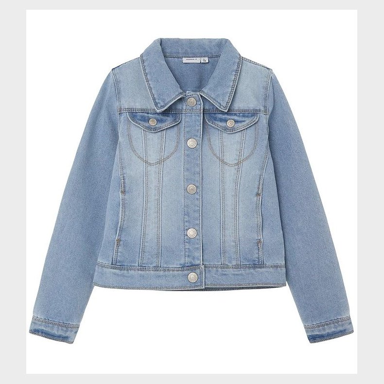 Name It Denimjakke - Noos - NkfStar - Light Blue Denim