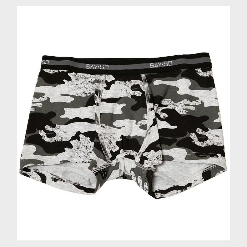 Say-So Boxershorts - Grmeleret m. Camouflage
