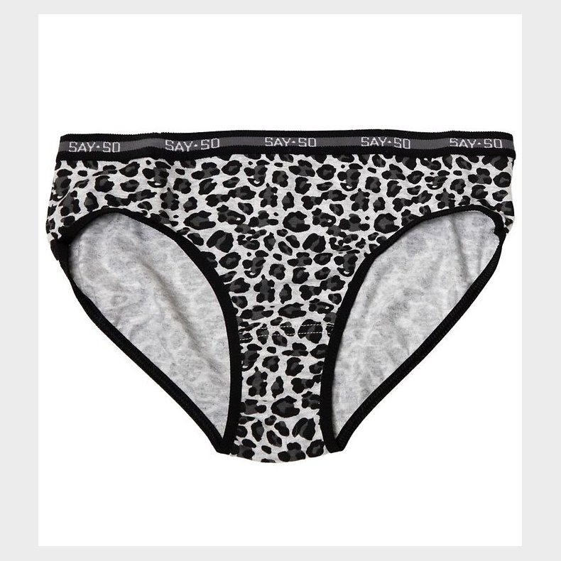 Say-So Trusser - Grmeleret m. Leopard