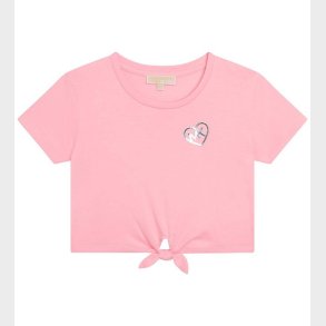 Michael Kors T-shirt - Cropped - Washed Pink