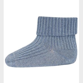 MP Strmper - Bambus - Ida - Stone Blue m. Glimmer