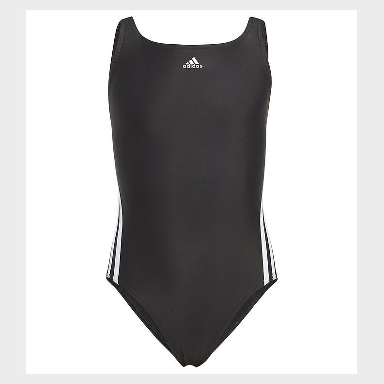 adidas Performance Badedragt - 3S Swimsuit - Sort/Hvid