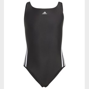 adidas Performance Badedragt - 3S Swimsuit - Sort/Hvid
