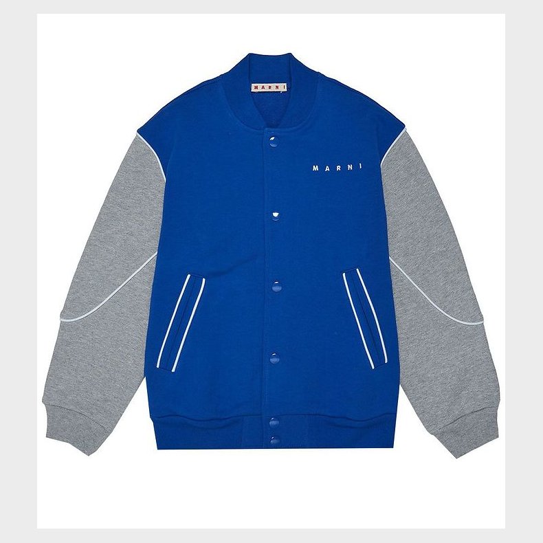 Marni Cardigan - Bl/Grmeleret m. Print