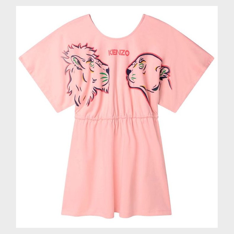 Kenzo Kjole - Rosa m. Print