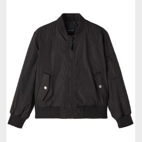 Name It Dynejakke - NkmMacas - Sort